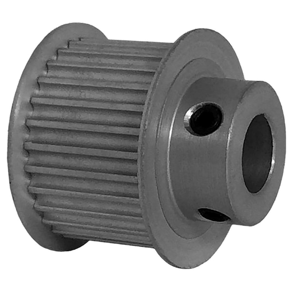 B&B Manufacturing 28-3P15-6FA5, Timing Pulley, Aluminum, Clear Anodized, 28-3P15-6FA5 - main